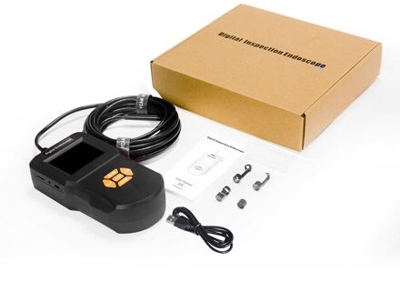 8MM Lens Screen inspectie endoscoop camera waterdicht borescope 2.4 inch 3 m/5 m HD TFT IPS Scherm camera Industriële inspectie zwart / 5m