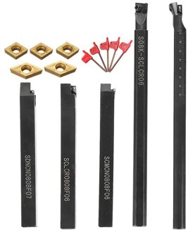 8Mm Schacht Indexeerbare Draaibank Draaien Gereedschaphouder Met CCMT060204 DCMT070204 Carbide Voor Cnc Machine