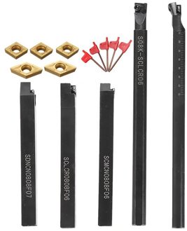 8Mm Schacht Indexeerbare Draaibank Draaien Gereedschaphouder Met CCMT060204 DCMT070204 Carbide Voor Cnc Machine