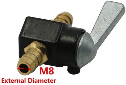 8Mm Schakelaar Universal Past Motorfiets Atv Scooter In Lijn In-Line Brandstof Benzine Tap