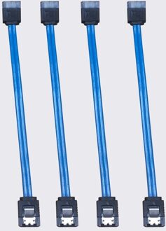 8P Dubbele Granaatscherven Sata Data Kabel Beveiliging Gewijd Monitoring Kabel Harde Schijf Kabel Blauw 1stk blauw