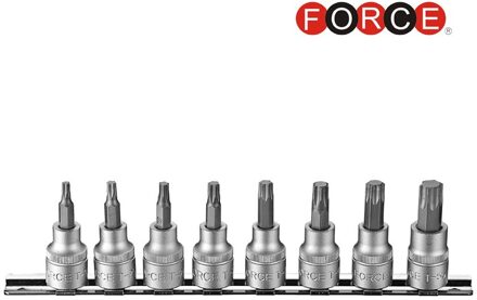 8pc 3/8"DR. Star socket bit set 3086