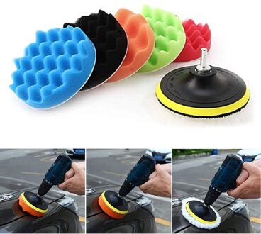 8Pcs 7F613E86393D091 557E212C5B6 Boor Adapter Voor Auto Polijstmachine Power Tools Wol Wiel Draad Accessoires 368062E35F004D5C52FCF 7 inches