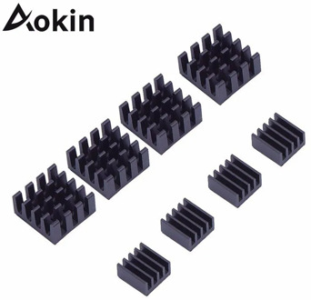 8pcs for Raspberry Pi Aluminum Heatsink Heat Sink Computer Cooler Radiator For Electronic Chip Heat Dissipation Cooling Pads