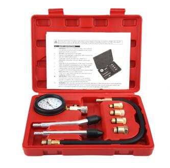 8Pcs G326 Auto Fiets Benzine Gas Motor Cilinder Compressor Druk Tester Gauge Test Set Cilinder Druk Gauge100 %