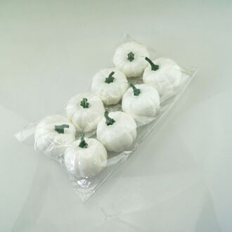 8Pcs Halloween Foam Kunstmatige Pompoenen Diy Nep Fruit Ornament Simulatie Plant Woondecoratie Voor Kleuterschool Familie Bar