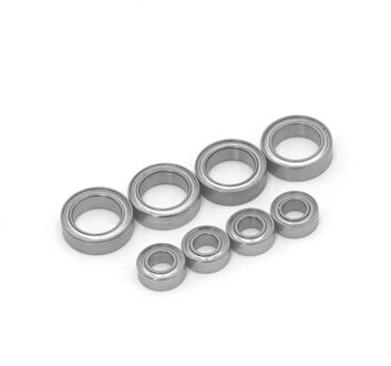 8Pcs Kogellagers 4X8X3mm 8X12X3.5mm Voor Hsp Himoto E18 Wltoys 1/18 Rc Auto Onderdelen A949 A959 A969 A979 a959-B A949-33 A949