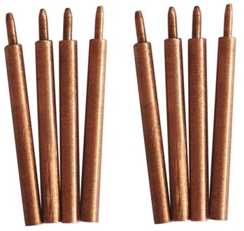 8Pcs Lassen Naald Aluminium Oxide 3Mm Excentrieke Staaf Lasmachine Lassen Pen Solderen Batterij Nikkel Plaat