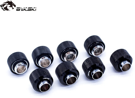 8pcs/lot Fitting use Inside Diameter 9.5+ Outside Diameter 12.7mm Hose 3/8"ID X 1/2"OD Tubing Hand Compression Connector Fitting