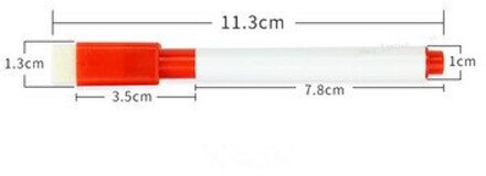 8Pcs Magnetische Whiteboard Pen Tekening En Opname Magneet Uitwisbare Droog White Board Markers Voor Kantoor Schoolbenodigdheden 6 stk rood