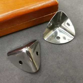 8pcs Metal Box Corner Silver Corner Protectors Style Iron Jewelry Wine Gift Box Corner Brackets Hardware Accessories 25mm