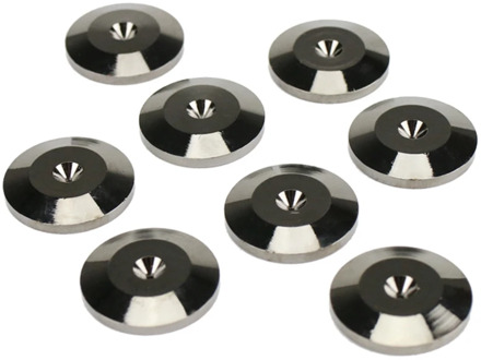 8PCS Metal Shockproof Foot Spikes Pads Stands Mats for Speakers CD Players Turntable Amplifier DAC Recorder Feet Pad Universal F