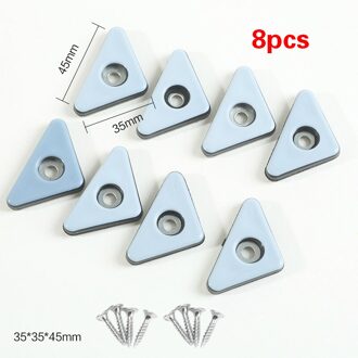 8Pcs Meubels Protector Caps Sliding Tafel Stoel Been Glide Pads Met Anti-Collision Bescherming Pad Vloer Pad Sliding pad 35X35X45MM