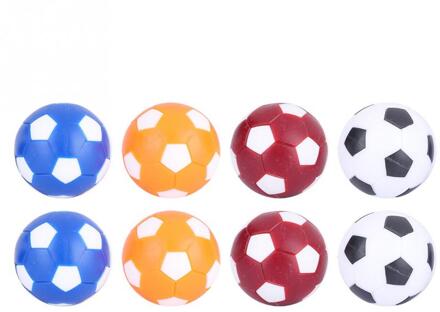 8Pcs Mini Kleurrijke Tafel Voetbal Voetballen Vervanging Ballen Tafelblad Spel Bal 36Mm