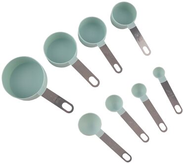 8Pcs Multi Purpose Lepels/Cup Roestvrijstalen Handvat Keuken Gadgets Meetinstrumenten Pp Bakken Accessoires Keuken Gereedschap # yj