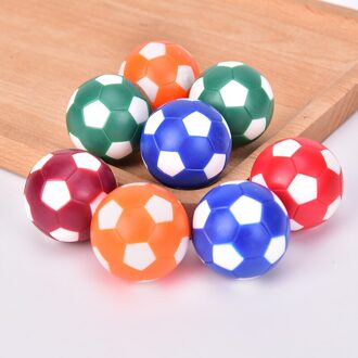 8Pcs Premium Materiaal Hars Mini Kleurrijke Tafel Voetbal Voetballen Vervanging Ballen Tafelblad Spel Mini Voetbal 32Mm