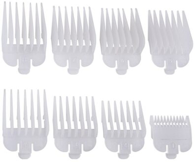 8Pcs Professionele Tondeuse Limiet Kam Gids Attachment Size Kapper Vervanging 3/6/10/13/16/19/22/25Mm Scheren Kammen