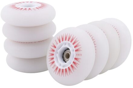 8Pcs Rolschaatsen Flash Wiel Slijtvaste Hoge Elastische Wiel Katrol Sub-Aurora Lichtgevende Wielen