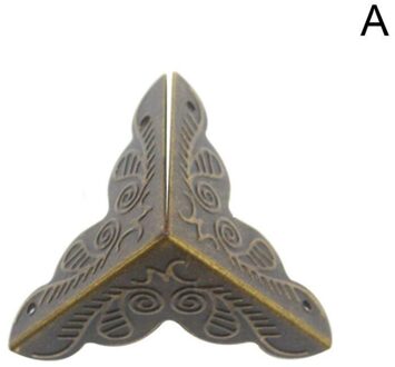 8Pcs Set Metalen Antieke Ijzer Hoek Guard Protector Box Houten 3 Voor Kiezen Kleuren Voor Sieraden Wijn W9N6