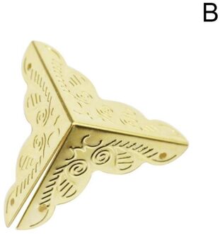 8Pcs Set Metalen Antieke Ijzer Hoek Guard Protector Box Houten 3 Voor Kiezen Kleuren Voor Sieraden Wijn W9N6
