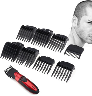 8Pcs/set Universal Hair Clipper Limit Comb Guide Attachment Size Barber Hair Trimmers Clipper Accessories Comb Replacement