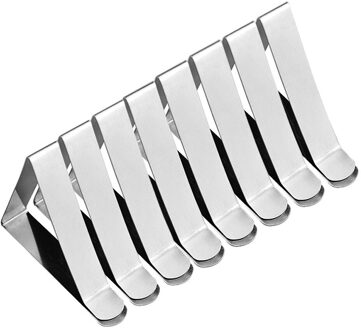 8Pcs Tafelkleed Clip Rvs Tafelkleed Clip Doek Onderwerp Tafelkleden Clamp Wedding Party Thuis Tafel Houder Clips # M