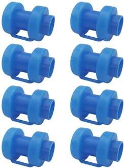 8Pcs Trampoline Behuizing Pole Cap Voor Netto Haak Trampoline Supply Voor Diameter 2.5Cm-2.8Cm Shell Staven wit
