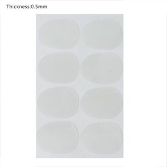 8Pcs Treble/Alt/Tenor Sax Klarinet Mondstuk Patches Pads Kussens 0.5Mm 0.8Mm 652D 5W