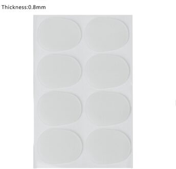 8Pcs Treble/Alt/Tenor Sax Klarinet Mondstuk Patches Pads Kussens 0.5Mm 0.8Mm Rxbb 8W