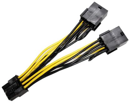8Pin Naar Dual 8Pin(6 + 2) power Kabel Gpu Power Kabel Voor Tesla K80 M40 M60 P40 P100