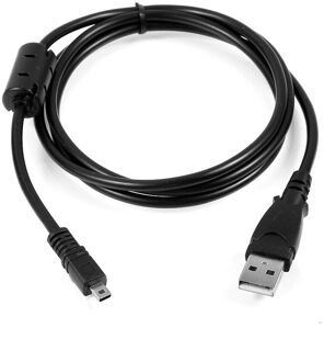 8pin Usb Dc Charger Data Sync Cable Cord Lead Voor Panasonic Lumix K1HY08YY0031 Camera