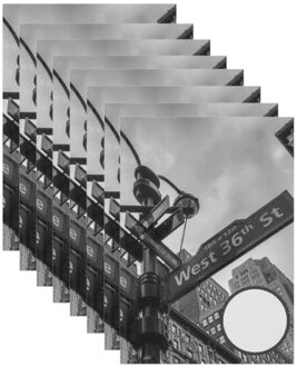 8x Luxe schrift A5 formaat groene harde kaft