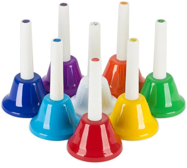 8x Note Metal Children Bell Set Children Musical Instruments Music Toys Percussion Instruments