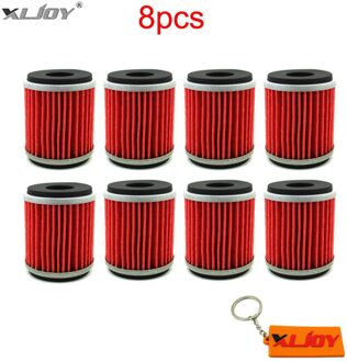 8x Olie Filter Voor Yamaha YBR250 YZ250 WR250F WR450F WR250X WR250R Wr Yz 450F Yfz 450 450R 450W 450X raptor Bike