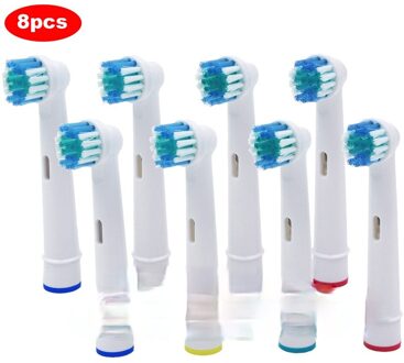 8x Opzetborstels Voor Elektrische Tandenborstel Fit Advance Power