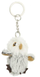 8x Pluche uil sleutelhanger knuffel 6 cm - Speelgoed dieren sleutelhangers