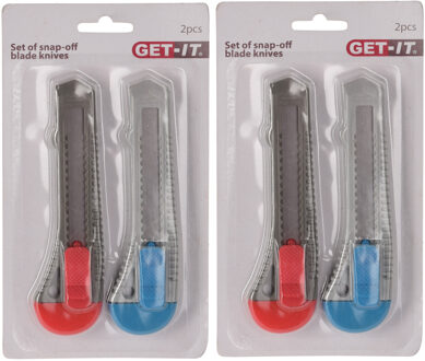 8x stuks afbreekmessenset / breekmessen 15 cm