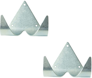 8x stuks gereedschaphouders / gereedschap ophanghaken gegalvaniseerd