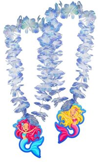 8x stuks zeemeermin themafeest hawaiikrans/bloemenkrans