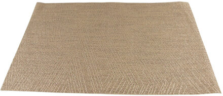 8x Tafel placemats/onderleggers goud 30 x 45 cm - Placemats Goudkleurig