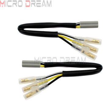 8X Voor & Achter Richtingaanwijzer Kabelboom Connectors Adapter Plug Oem Voor Suzuki GSXR600 GSXR750 GSXR1000 Yamaha Tmax Yzf r1 R6 2stk