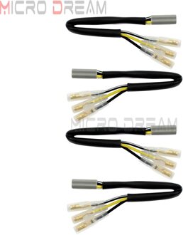 8X Voor & Achter Richtingaanwijzer Kabelboom Connectors Adapter Plug Oem Voor Suzuki GSXR600 GSXR750 GSXR1000 Yamaha Tmax Yzf r1 R6 4stk