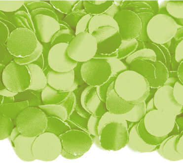 8x zakjes van 100 gram party confetti kleur lime - Feestartikelen