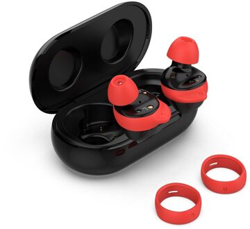 8Xsilicone Oordopjes Cover Tips Vervanging Oor Gels Buds Voor Samsung Galaxy Buds + Headsets Draadloze Accessoires rood