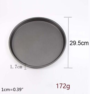9/10/11/12-Inch Non-stick Pizza Pan Carbon Staal Pizza Oven Lade Ondiepe Ronde Pizza plaat Pan Roosteren Tin Bakken Tools 3