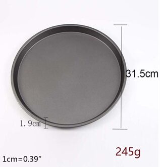 9/10/11/12-Inch Non-stick Pizza Pan Carbon Staal Pizza Oven Lade Ondiepe Ronde Pizza plaat Pan Roosteren Tin Bakken Tools 4