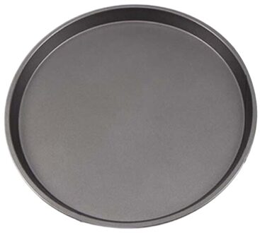 9/10/11/12-Inch Non-stick Pizza Pan Carbon Staal Pizza Oven Lade Ondiepe Ronde Pizza plaat Pan Roosteren Tin Bakken Tools Bakewar 10 inches 26cm