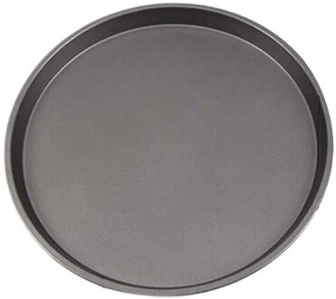 9/10/11/12-Inch Non-stick Pizza Pan Carbon Staal Pizza Oven Lade Ondiepe Ronde Pizza plaat Pan Roosteren Tin Bakken Tools Bakewar 12 inches 32cm