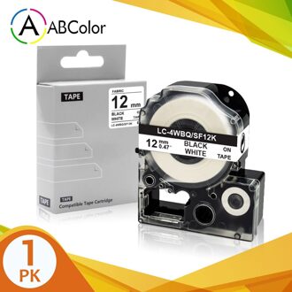 9/12Mm SF12K Tape Voor Epson Koning Jim SF12K 9K Stof Ijzer Op Label Tape LK-5WBQ Printer tape Voor Epson Label Maker LW-300 LW-400 12mm label