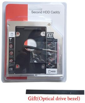 9.5 MM 2nd HD HDD SSD Harde Schijf Caddy voor Fujitsu Lifebook E733 E734 E754 E734 E743 Optische drive bezel)